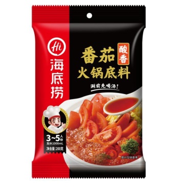 海底捞番茄火锅底料200g，酸甜口味餐饮店专用