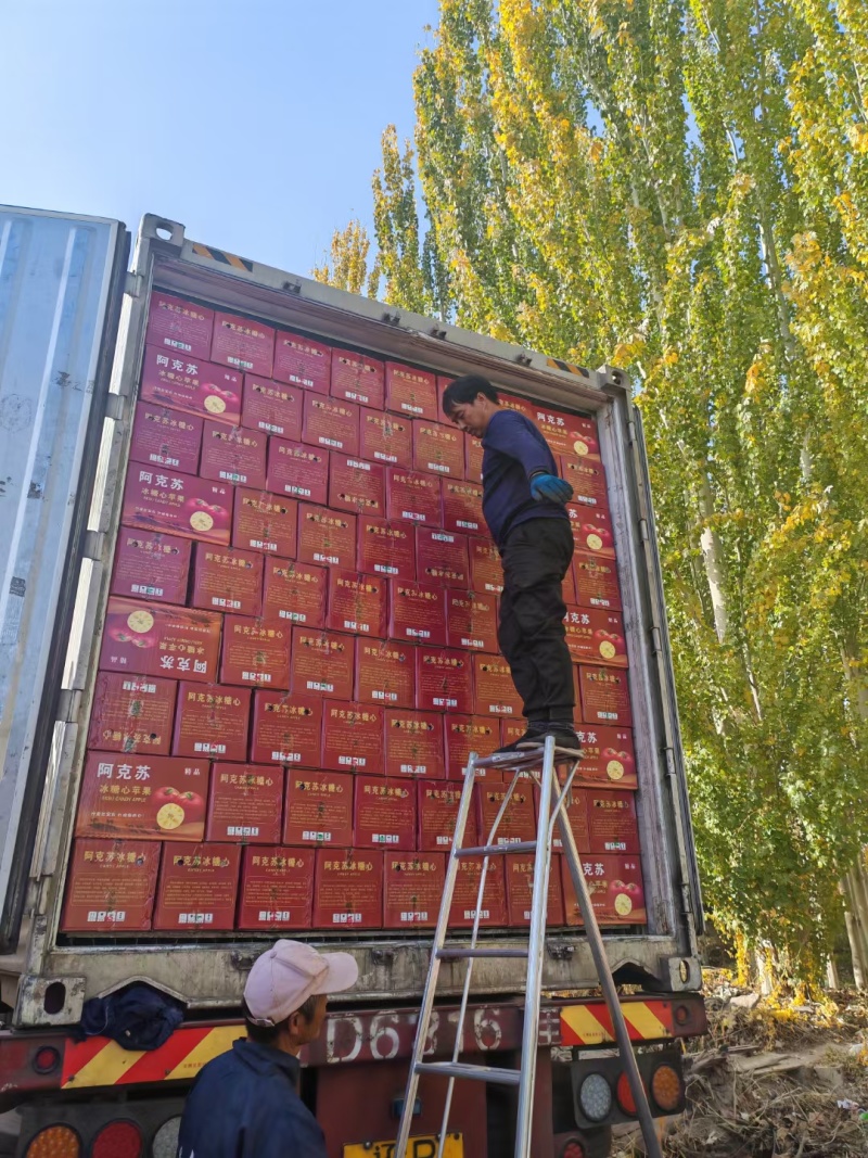 新疆阿克苏苹果，冰糖心超甜精品花牛物美价廉