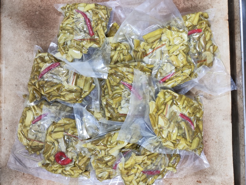 芋苗酸去皮芋蒙芋荷芋苗干芋苗梗去皮芋苗不痒口