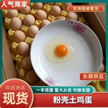11-12个一斤精品粉壳土鸡蛋草鸡蛋新杨黑黑凤粉八