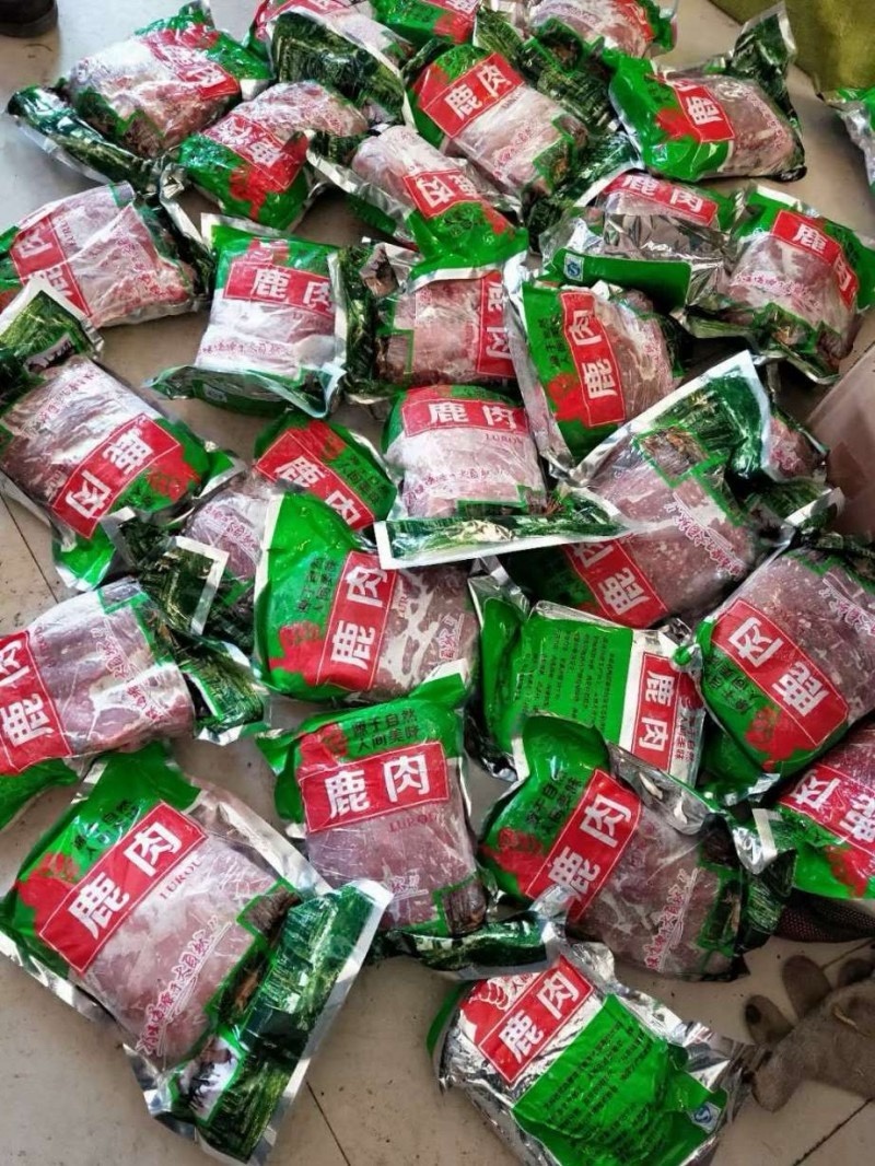 【梅花鹿肉】纯东北梅花鹿活杀鹿肉原产地批发零售质量保证