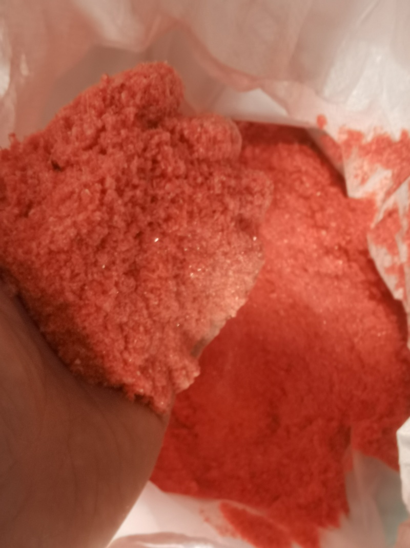 草莓糖粉(草莓粉和凌雪白糖粉混合别无添加，冻干几乎无份）