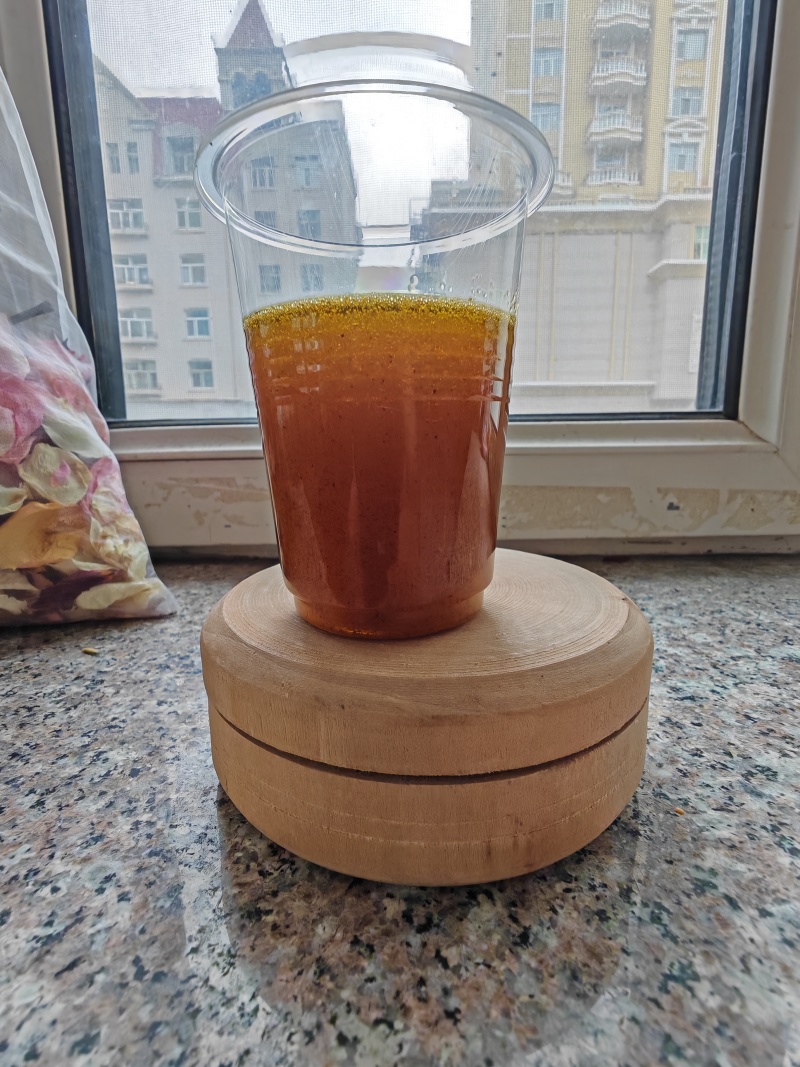 俄籽46含油，油色80-85分油色沉淀和未沉淀的油色