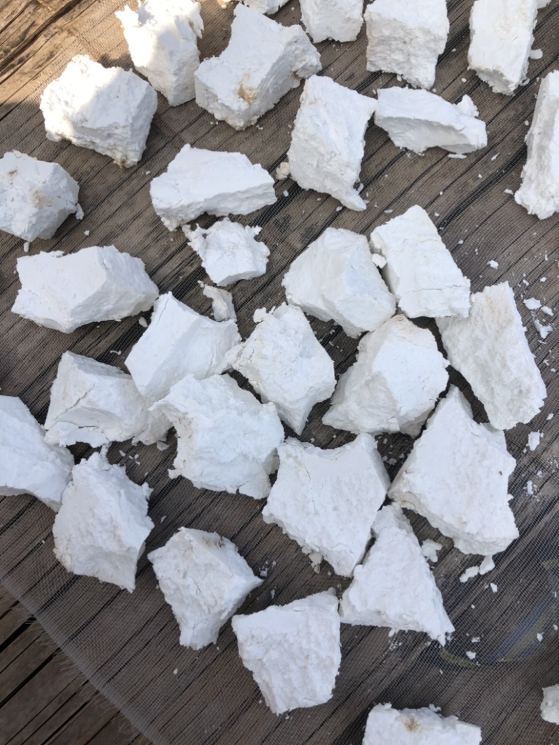 白茯苓云茯苓手工切块自然晒干无硫纯白块