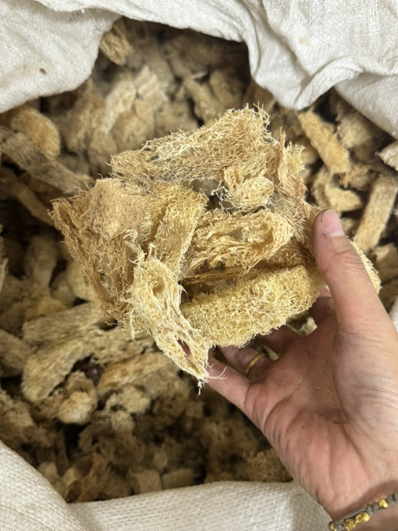 丝瓜络丝瓜瓤实拍无硫现货丝瓜络干净