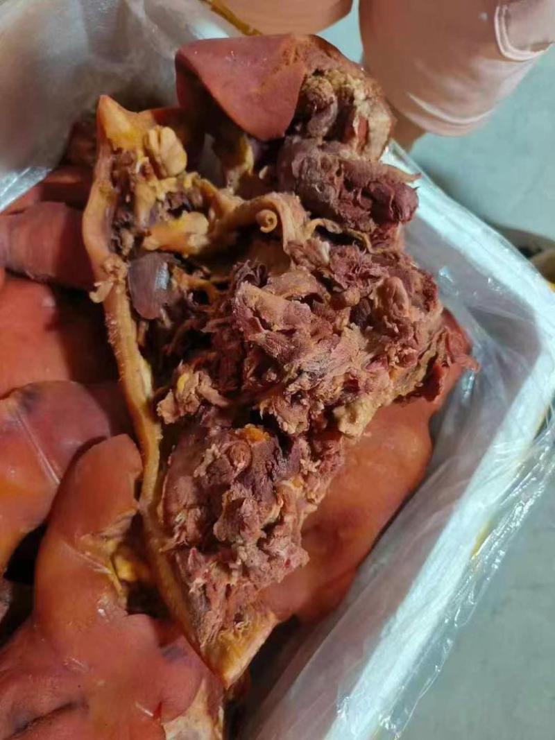 【优选】全熟卤猪头肉江湖地摊展销会卤菜店热卖货源充足