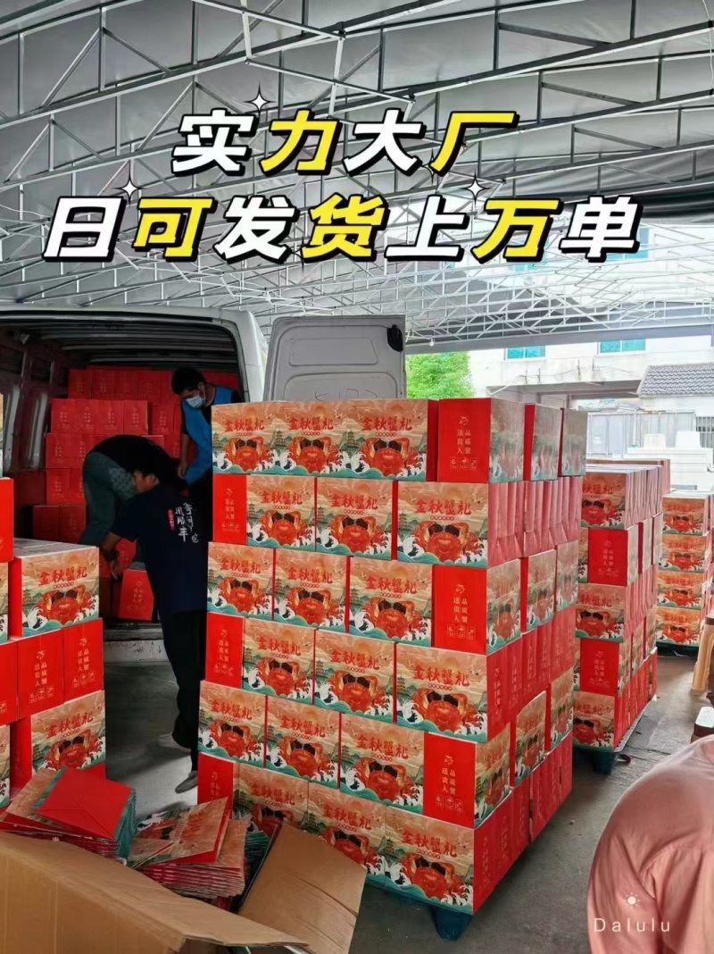 苏州精品残蟹3斤装礼盒装包邮到家