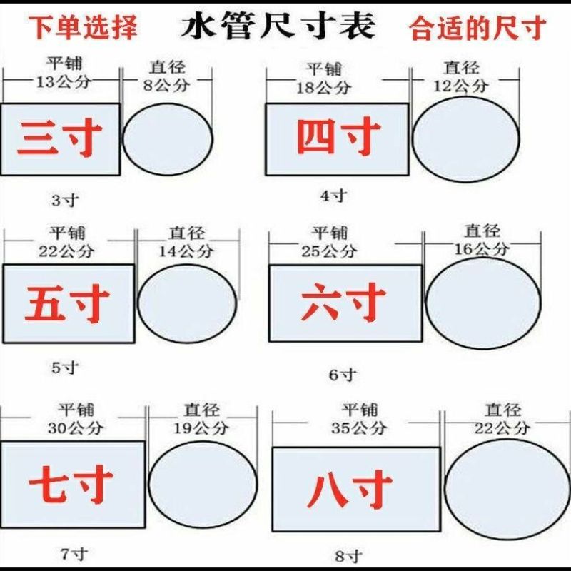 厂家直发加厚浇地灌溉神器布水带管子垄沟农用水带