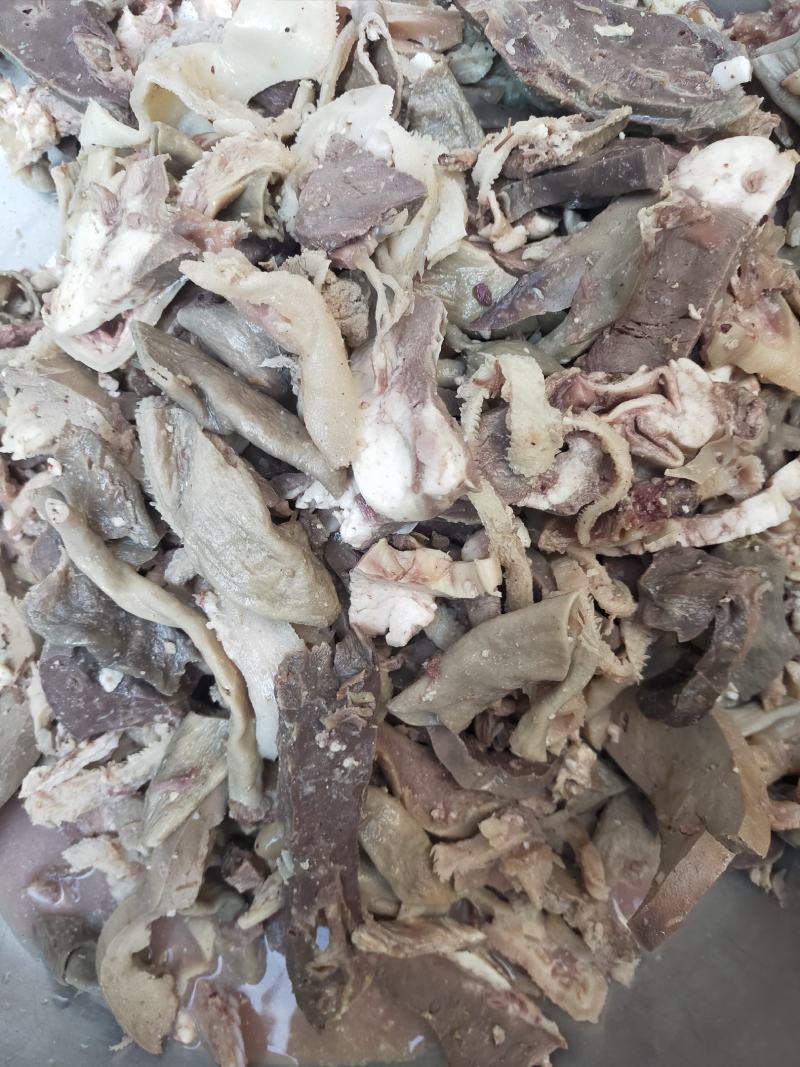 熟羊杂(一级二级三级羊头肉，羊心肺，肚.肠.筋皮，碎肉。