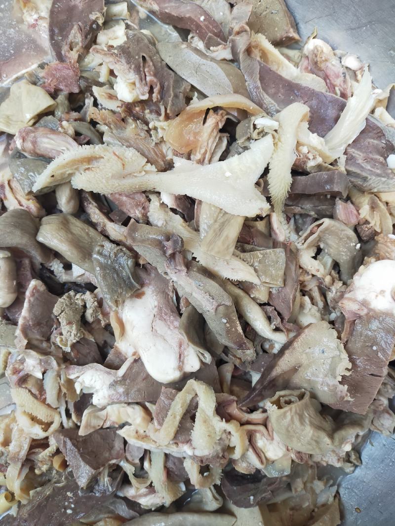 熟羊杂(一级二级三级羊头肉，羊心肺，肚.肠.筋皮，碎肉。