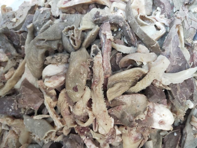 熟羊杂(一级二级三级羊头肉，羊心肺，肚.肠.筋皮，碎肉。