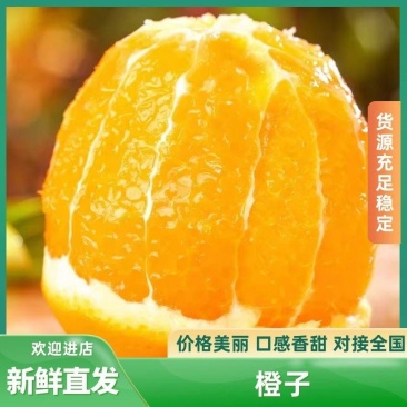 【畅销脐橙】湖南纽荷尔脐橙加密品质有保证。产地直发