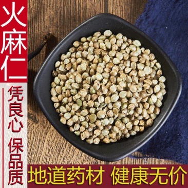 火麻仁中药材500g克新货火麻仁籽火麻仁子另售桑叶茶决明