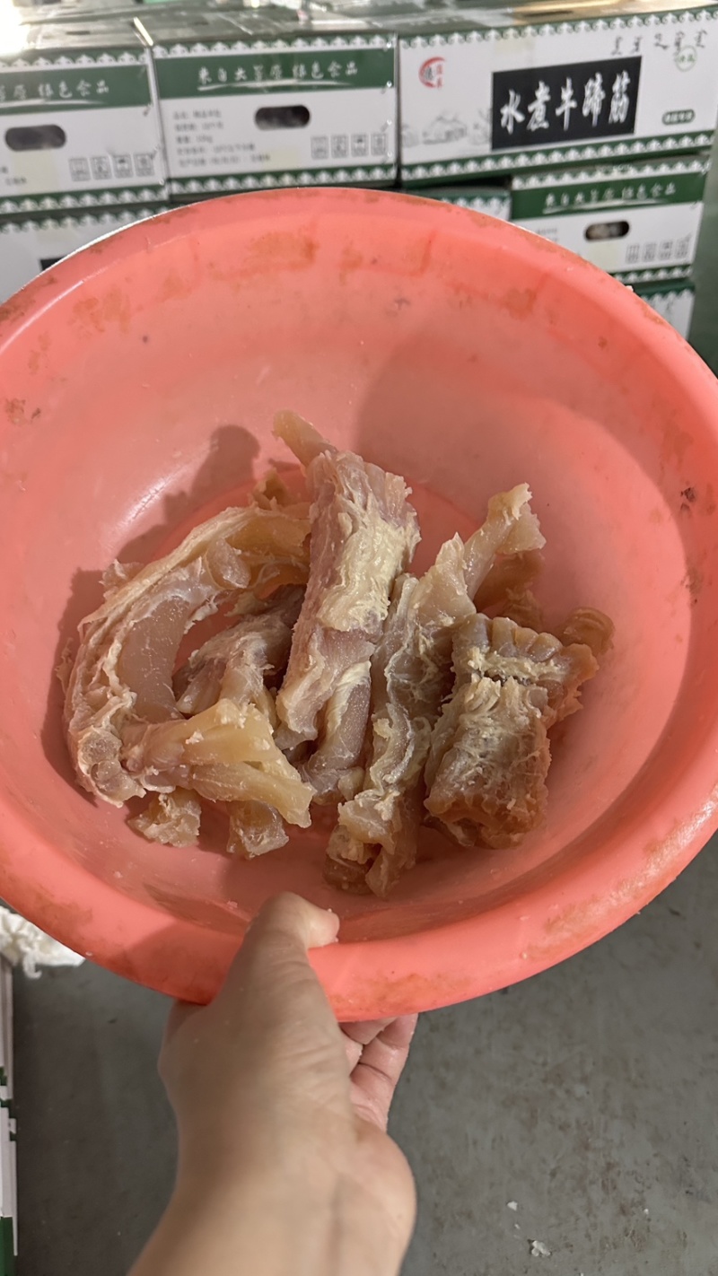 全熟水煮牛蹄筋纯主筋不含碎筋副筋水煮纯干货
