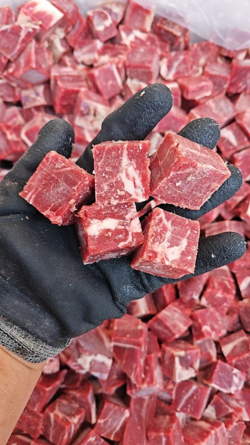 原切牛肉粒