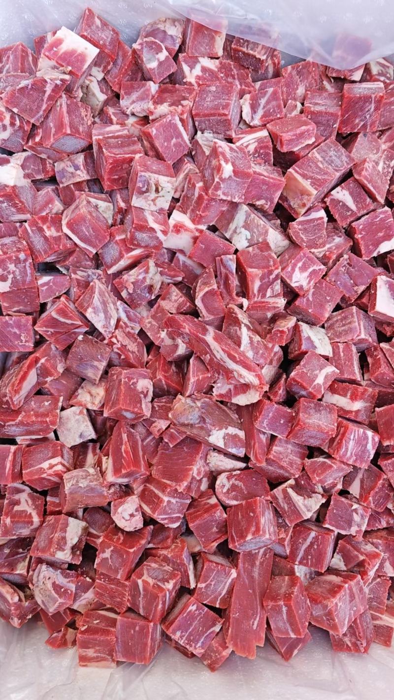原切牛肉粒