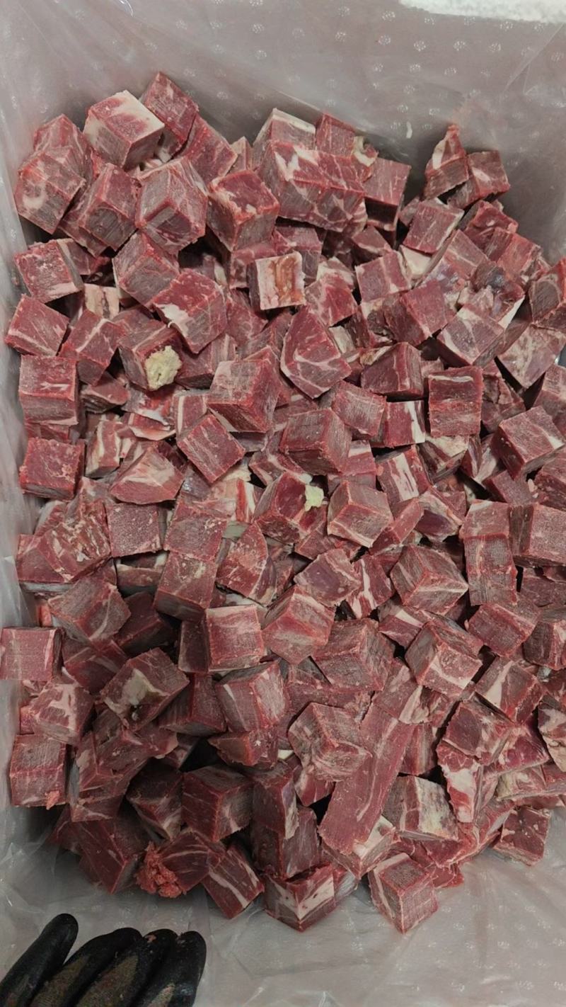 原切牛肉粒