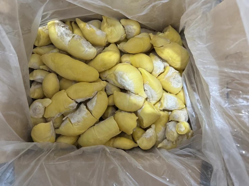 液氮冷冻金枕榴莲纯果肉产地源头直发品质保证