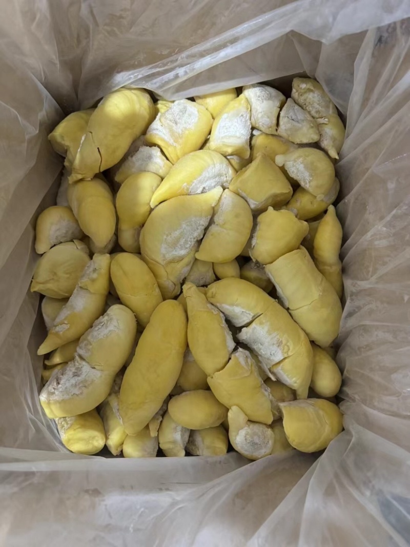 液氮冷冻金枕榴莲纯果肉产地源头直发品质保证