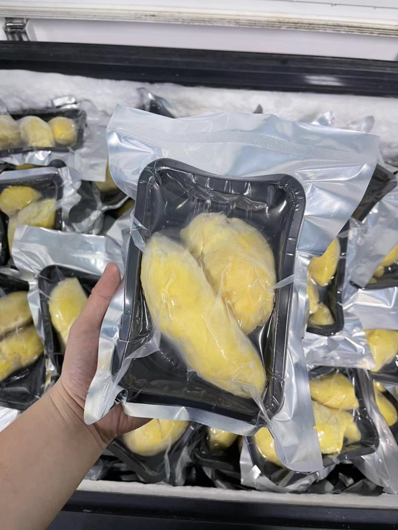 液氮冷冻金枕榴莲纯果肉产地源头直发品质保证