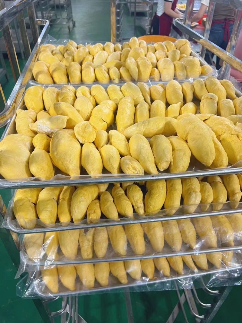液氮冷冻金枕榴莲纯果肉产地源头直发品质保证