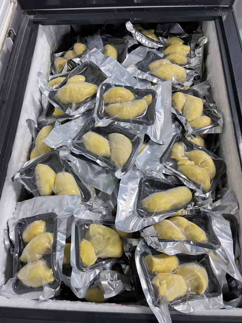 液氮冷冻金枕榴莲纯果肉产地源头直发品质保证