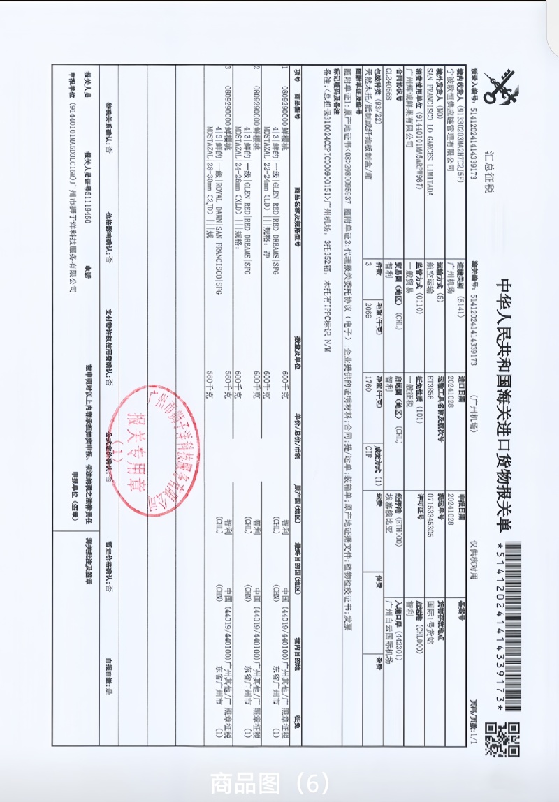 智利车厘子桑提纳、**黎明10斤（包物流）