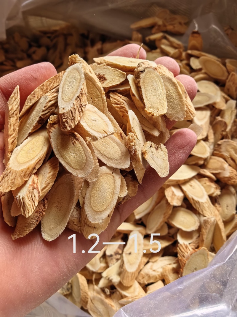 2025年甘肃道地新货黄芪无硫片豆香味道浓郁