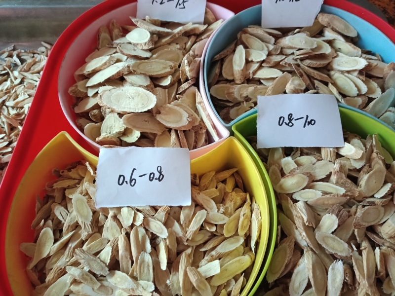 2025年甘肃道地新货黄芪无硫片豆香味道浓郁