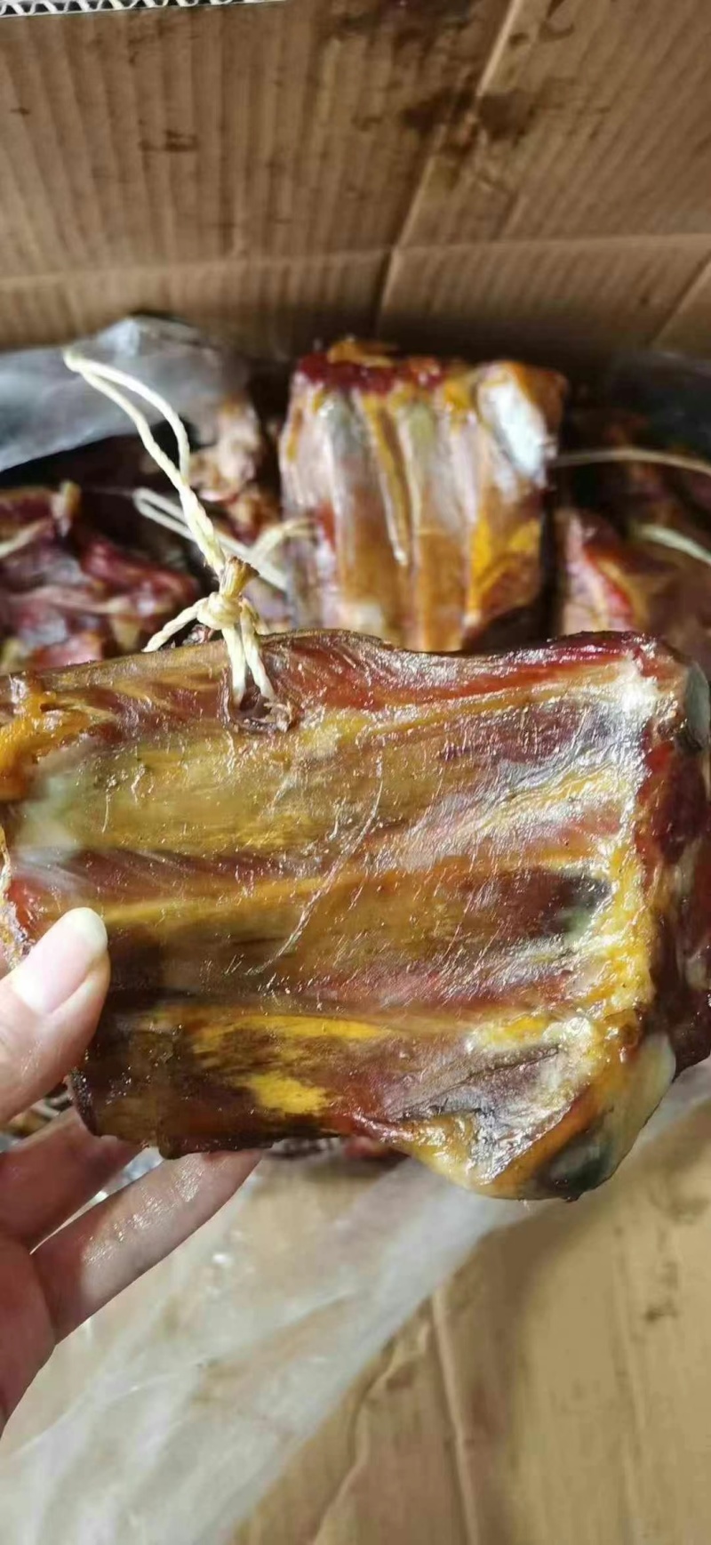四川风味三角腊排风干腊肉跑江湖地摊五香麻辣风干腊排三角排