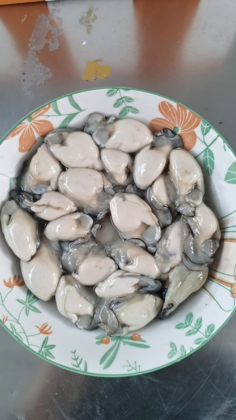 新鲜生蚝肉海蛎子肉餐饮饭店批发40-50只/斤