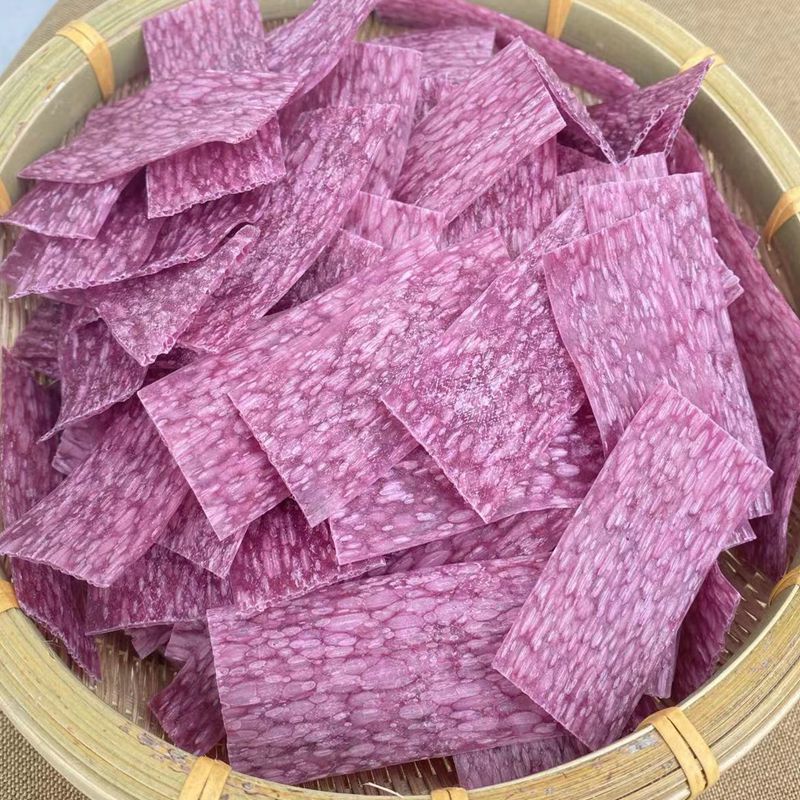 干紫薯片