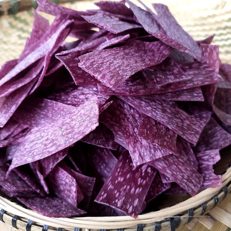 干紫薯片