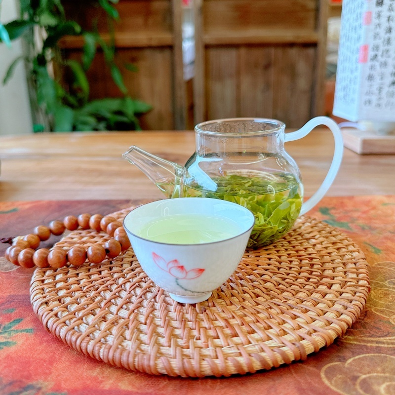泰山女儿茶2024年新茶叶绿茶春茶炒青小叶种特产耐泡日照