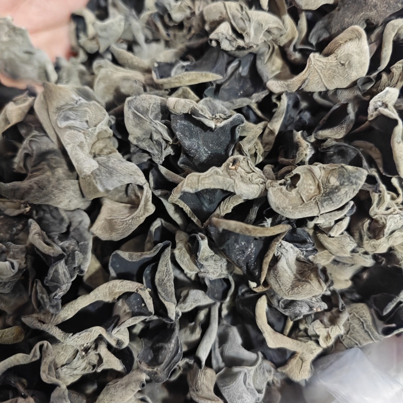 无增重高泡发率东北黑木耳干货1.2肉厚无根黑厚原货秋耳