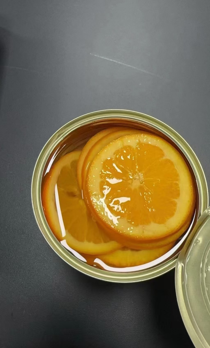 烘培渠道用的，糖水橙片罐头