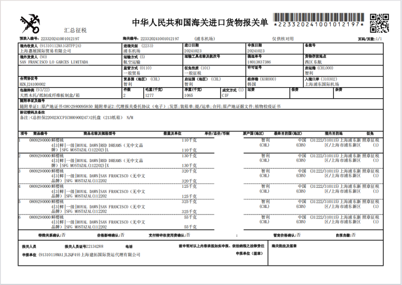 现货速发10点前订单正常当天发货进口车厘子可以一件代发货