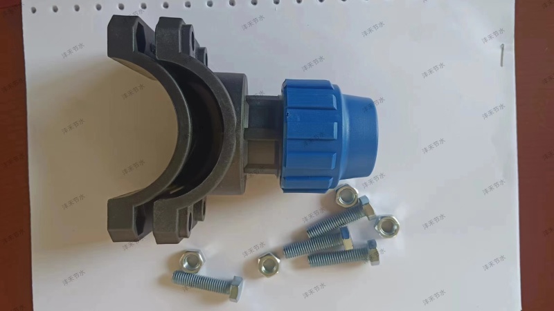 快接代三通四通pe管件增口鞍座灌溉喷灌滴灌专用
