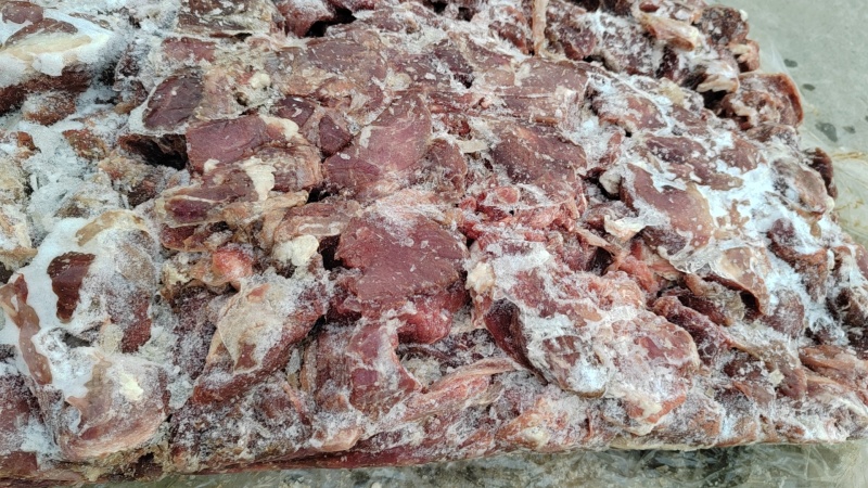 国产牛碎肉，瘦度95比例
