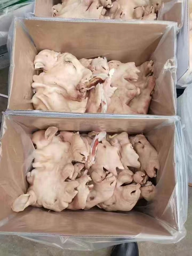 冷冻批发羊头肉无碱发羊头肉清水煮羊头肉冻品批发跑江湖展会