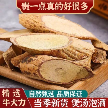 中药材牛大力天然新鲜广东牛古大力薯干货正品泡酒煲汤根包邮
