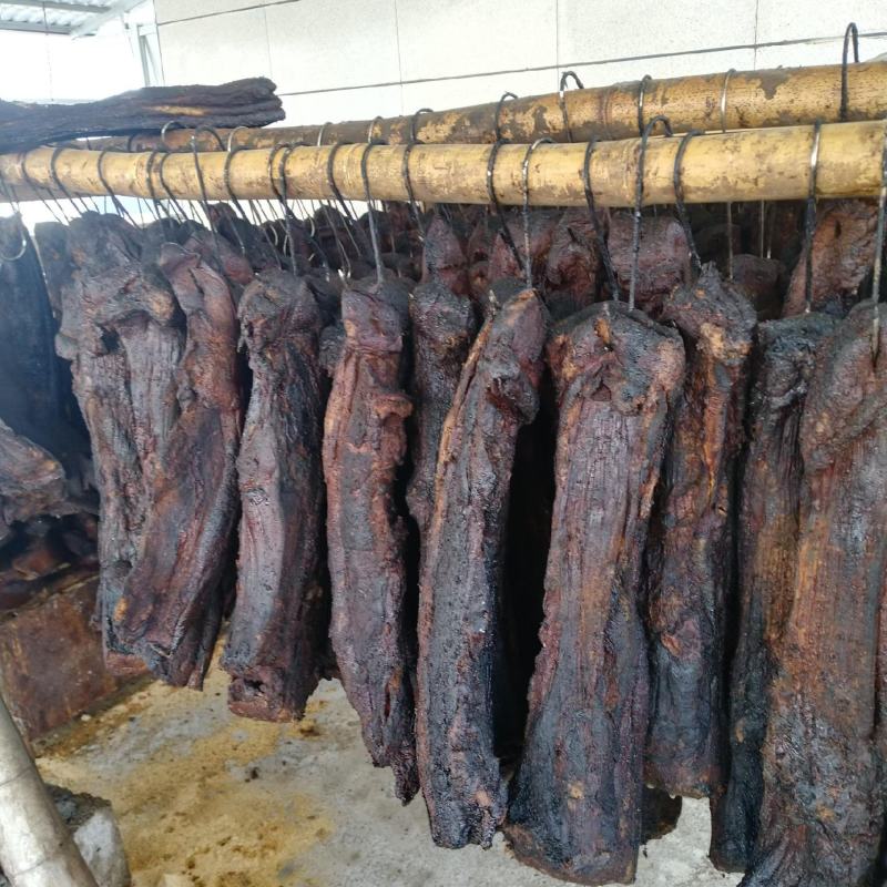 农家自制腊肉烟熏土猪腊肉餐饮食堂零售都可对接腊五花