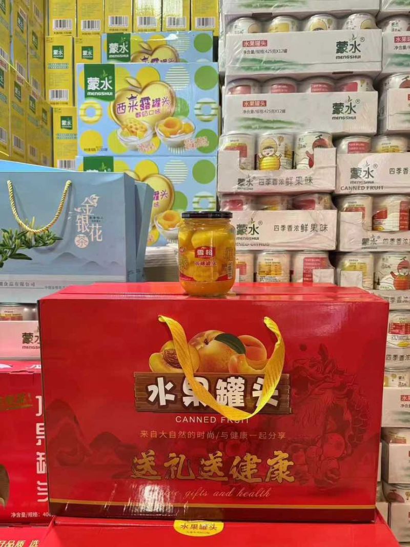 山东沂蒙产地黄桃罐头基地直发市场供应大量现货