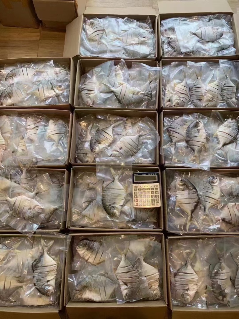 金鲳鱼干，网红金仓鱼干