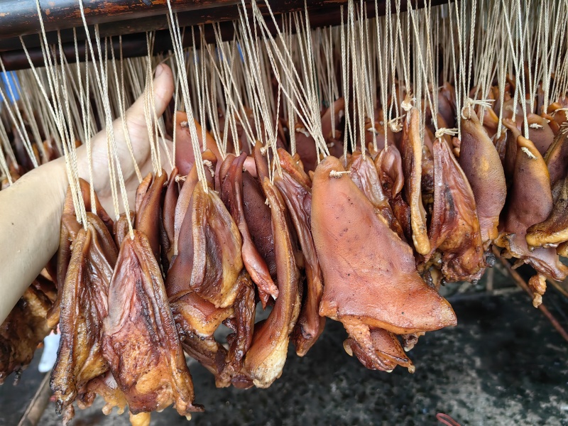 腊肉【猪下嘴】江湖产品地摊好产品源头工厂