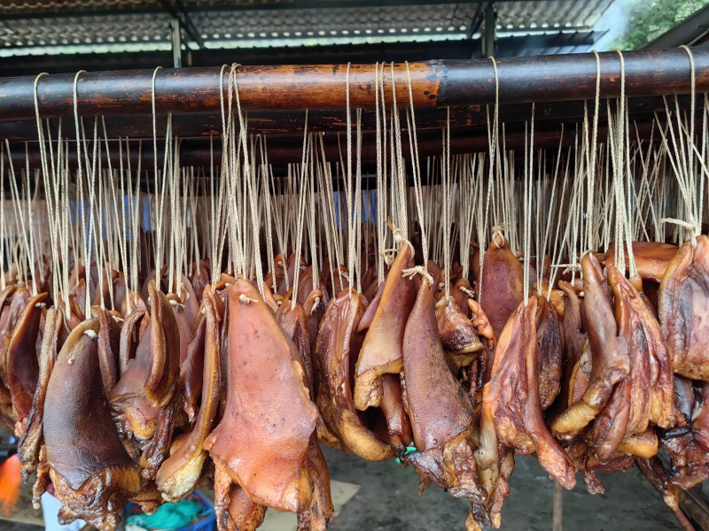 腊肉【猪下嘴】江湖产品地摊好产品源头工厂