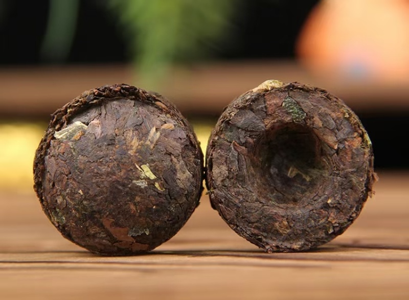 糯香普洱--大气好礼普洱熟茶和糯米香叶**拼配，糯香