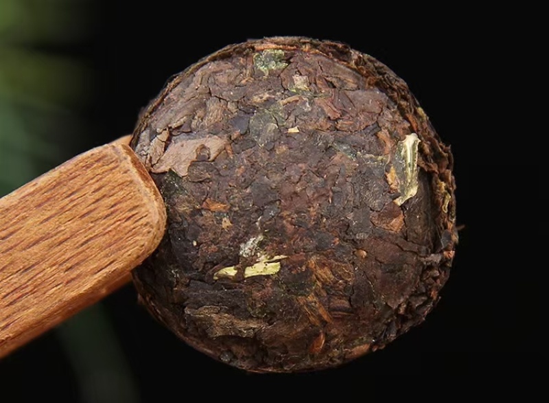 糯香普洱--大气好礼普洱熟茶和糯米香叶**拼配，糯香