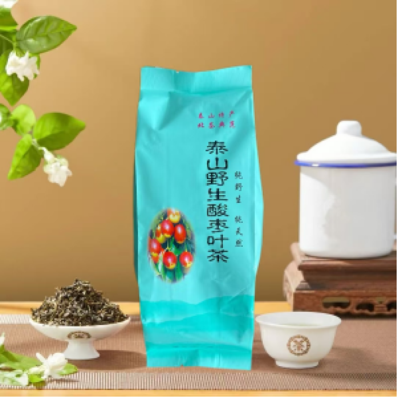 泰山酸枣芽叶茶，50g罐装，50g袋装工厂源头一手货源