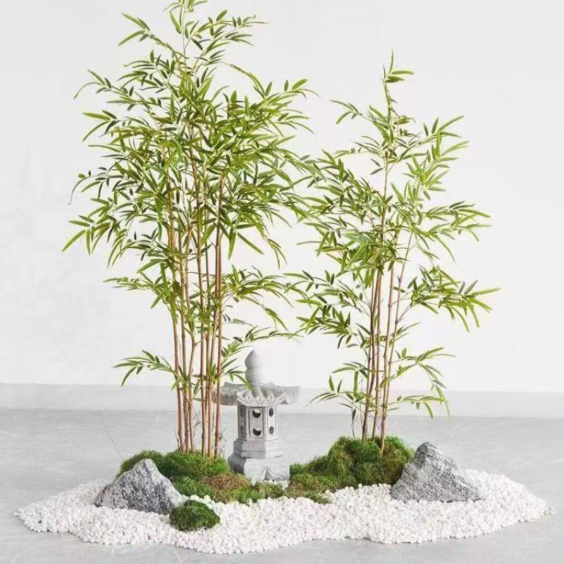 仿真竹金镶玉竹仿真绿植